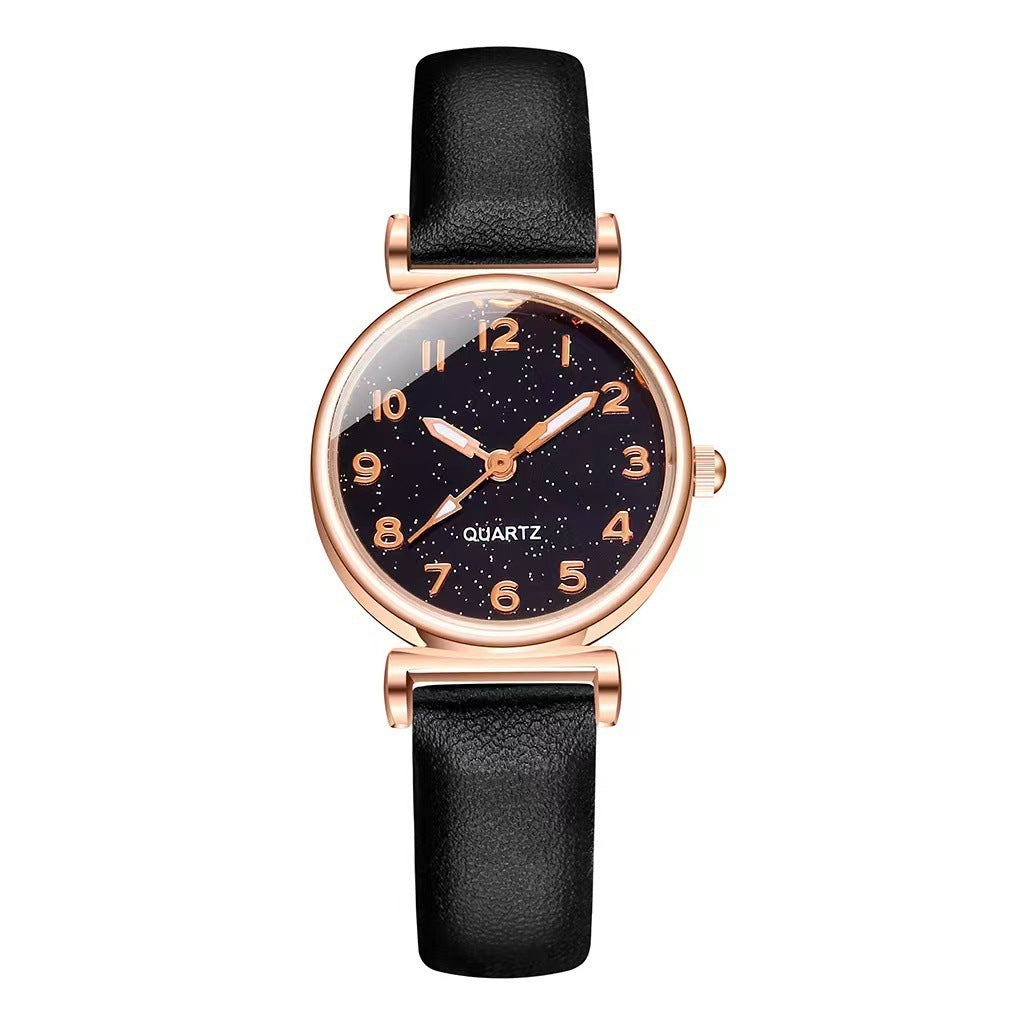 Coffret bracelet cœur et montre à quartz pour femme