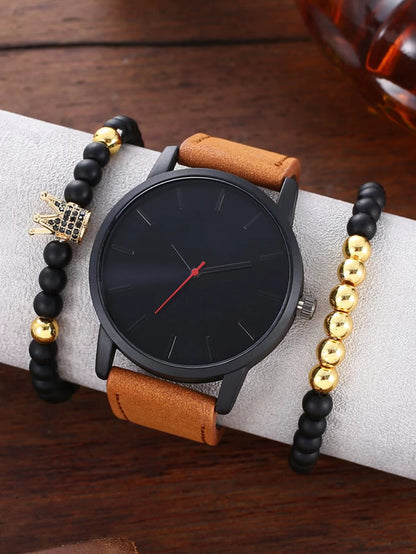 Men's Quartz Watch with bracelets