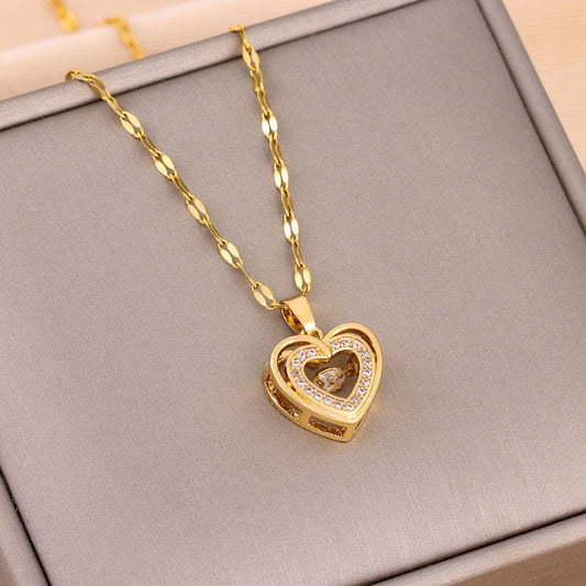 Double-Layer Love Necklace