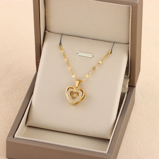 Double-Layer Love Necklace